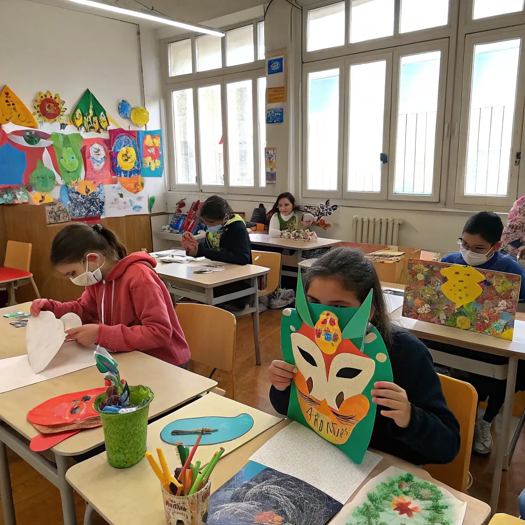 Craft Projects in Jake's Classroom