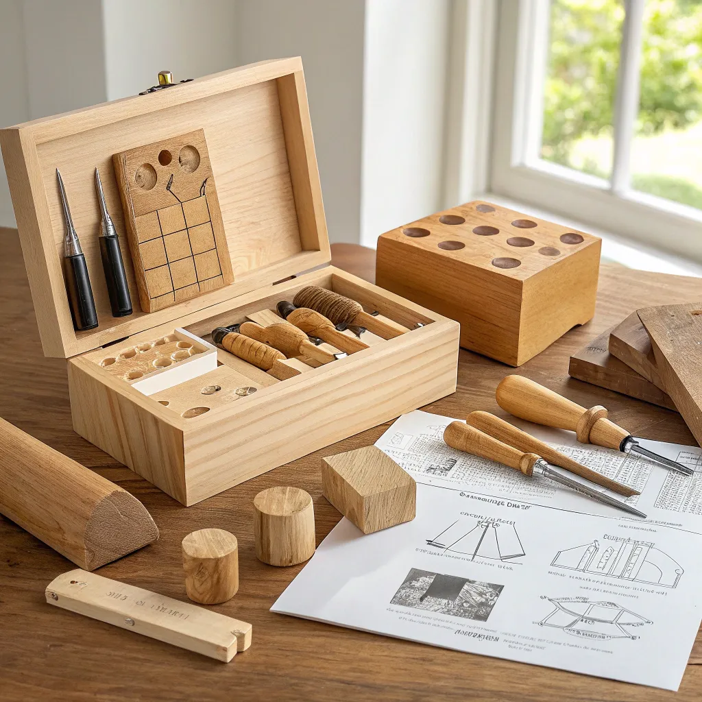DIY wood sculpture kit